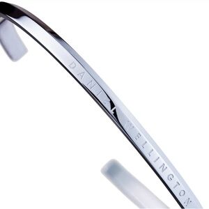 Daniel Wellington silver cuff bracelet.
